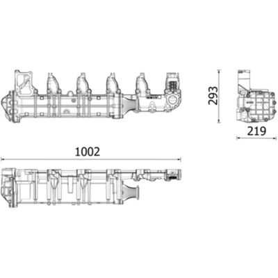 MAHLE CE 51 000P Radiador - Enfriador EGR - Vanne EGR MAHLE CE 51 000P Radiador - Enfriador EGR - Vanne EGR