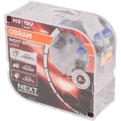 OSRAM Night Breaker Laser H3 64151NL-HCB - Bombilla de far OSRAM Night Breaker Laser H3 64151NL-HCB - Bombilla de far