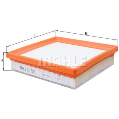 Filtro de aire MAHLE LX 2871 - Cartucho de alta calidad Filtro de aire MAHLE LX 2871 - Cartucho de alta calidad