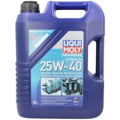 Aceite de motor LIQUI MOLY 25027 Marine 25W40 5L Aceite de motor LIQUI MOLY 25027 Marine 25W40 5L