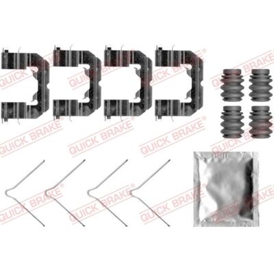 Kit de accesorios de freno - Pastillas de disco para Hyundai i20 Opel Kit de accesorios de freno - Pastillas de disco para Hyundai i20 Opel
