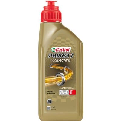 Aceite de motor CASTROL 15F58A Power 1 Racing 4T 5W40 1L Aceite de motor CASTROL 15F58A Power 1 Racing 4T 5W40 1L