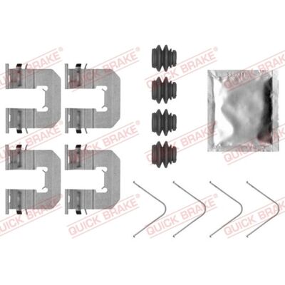 Juego de accesorios, pastilla de freno de disco QUICK BRAKE 109-0068 Juego de accesorios, pastilla de freno de disco QUICK BRAKE 109-0068