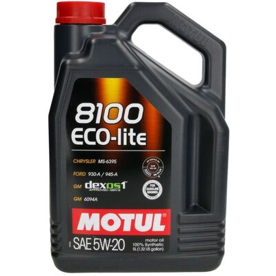 Aceite de motor Motul Eco-lite 5W-20 5L - Aceite de motor Aceite de motor Motul Eco-lite 5W-20 5L - Aceite de motor