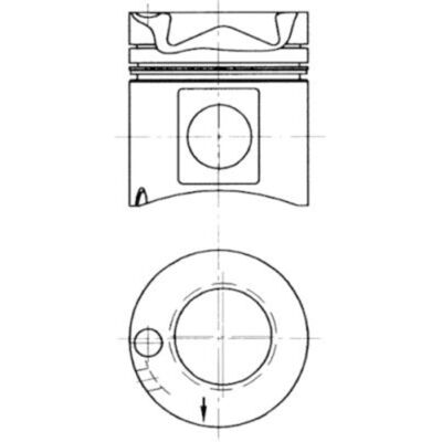 Kit de reparación KOLBENSCHMIDT 93171960 - Pistón y camisa Kit de reparación KOLBENSCHMIDT 93171960 - Pistón y camisa