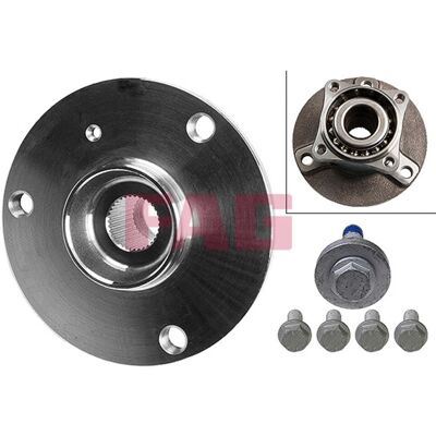 Schaeffler Fag Juego de cojinetes de rueda FAG 713 6610 10 Schaeffler Fag Juego de cojinetes de rueda FAG 713 6610 10