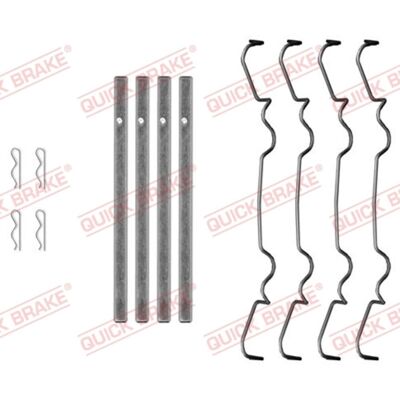Quick Brake 109-0069 Juego de Pastillas de Freno Delanteras Quick Brake 109-0069 Juego de Pastillas de Freno Delanteras