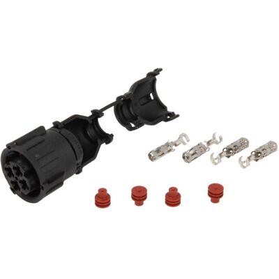 Herth+Buss Jakoparts Conector para tubo corrugado - Recto - Negro Herth+Buss Jakoparts Conector para tubo corrugado - Recto - Negro