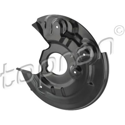 TOPRAN Parachoques de freno - Izquierda, acero, 311mm, Para Skoda Yeti TOPRAN Parachoques de freno - Izquierda, acero, 311mm, Para Skoda Yeti