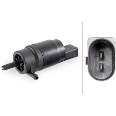 Hella Modelo 8TW 006 848-021 Bomba de lavado de parabrisas Hella Modelo 8TW 006 848-021 Bomba de lavado de parabrisas