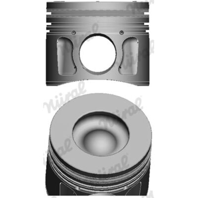 NURAL 87-427707-30 Pistón - Cilindro 86,5mm - Biela Trapezoidal NURAL 87-427707-30 Pistón - Cilindro 86,5mm - Biela Trapezoidal