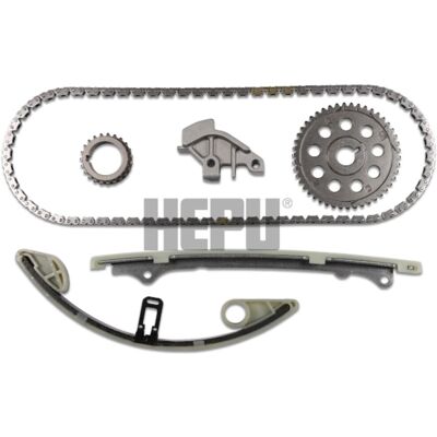 Kit de cadena de distribución Hepu 210606 con piñones de cigüeñal y árbol de levas Kit de cadena de distribución Hepu 210606 con piñones de cigüeñal y árbol de levas