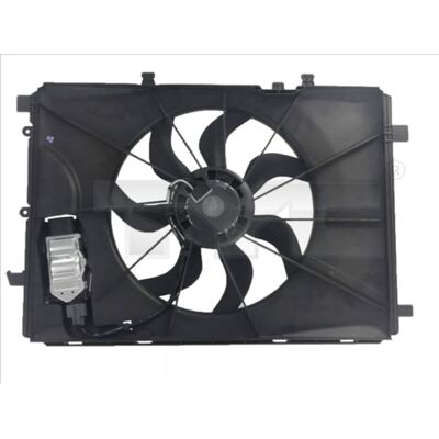 Ventilador de radiador TYC 821-0023 con marco y control - Ventilador Ventilador de radiador TYC 821-0023 con marco y control - Ventilador