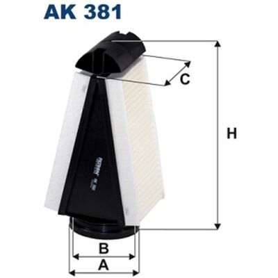 Filtro de aire Filtron AK 381 para Mercedes-Benz C-Class GLC Filtro de aire Filtron AK 381 para Mercedes-Benz C-Class GLC