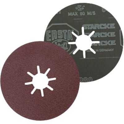 Disco de fibra STARCKE ø 115 x 22.2 mm Grano 80 - Lijadora Disco de fibra STARCKE ø 115 x 22.2 mm Grano 80 - Lijadora