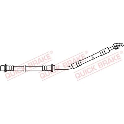 QUICK BRAKE M10x1 Manguera de freno para Toyota Yaris - Manguera de freno QUICK BRAKE M10x1 Manguera de freno para Toyota Yaris - Manguera de freno
