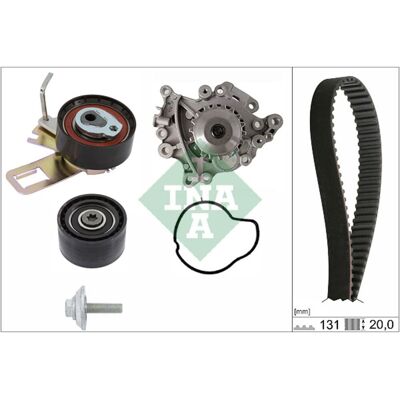 Kit de Correa de Distribución INA 530 0760 30 con Bomba de Agua - Kit de Correa de distribución Kit de Correa de Distribución INA 530 0760 30 con Bomba de Agua - Kit de Correa de distribución