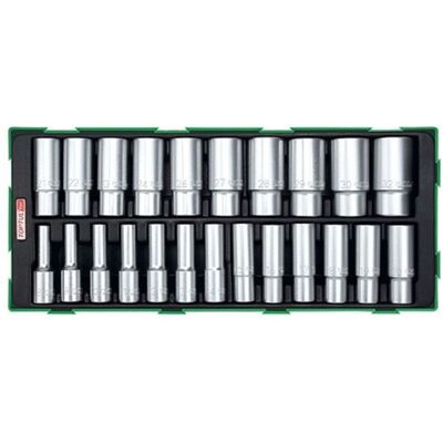 Juego de llaves TOPTUL GTB23050 - Hexagonal, 1/2 pulg. de accionamiento, Acero cromo-vanadio Juego de llaves TOPTUL GTB23050 - Hexagonal, 1/2 pulg. de accionamiento, Acero cromo-vanadio