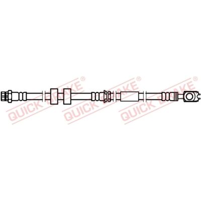 Quick Brake Manguera de Freno Flexible delantero Izquierda - Compatible con Audi A1, Seat Ibiza, VW Polo Quick Brake Manguera de Freno Flexible delantero Izquierda - Compatible con Audi A1, Seat Ibiza, VW Polo