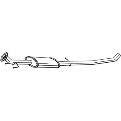 Silencioso intermedio BOSAL 291-037 para Opel Mokka/X - Convertidor catalítico Silencioso intermedio BOSAL 291-037 para Opel Mokka/X - Convertidor catalítico