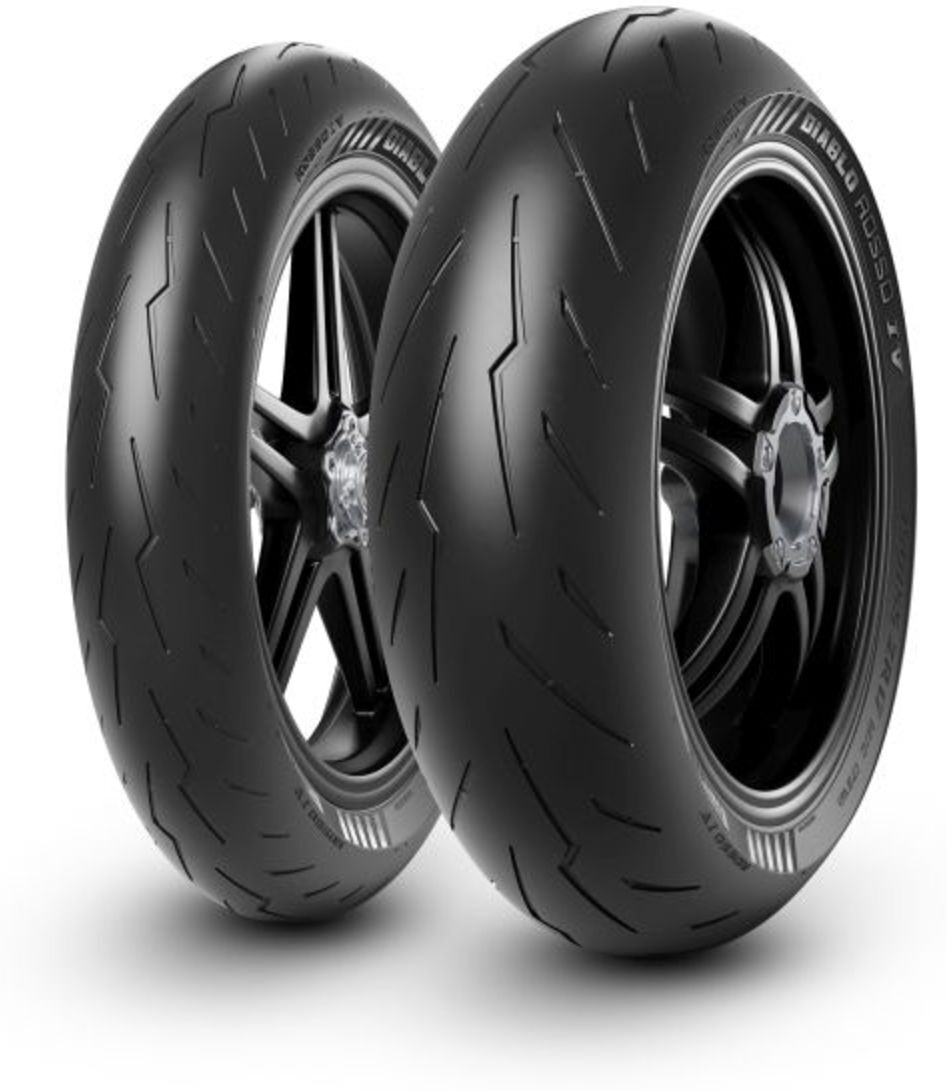 Pirelli DIABLO ROSSO IV 150/60ZR17 W66 TL, Neumático moto Trasero