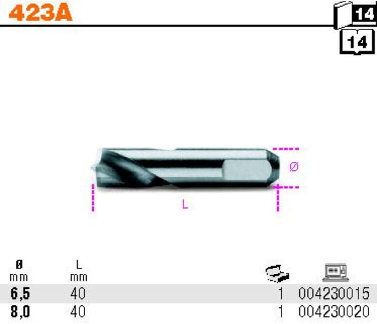 Escofina BETA BE423A/6.5