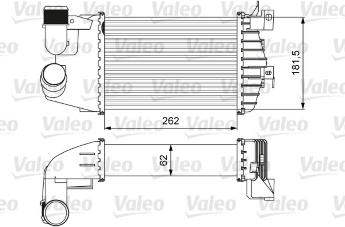 Intercooler VALEO 818627