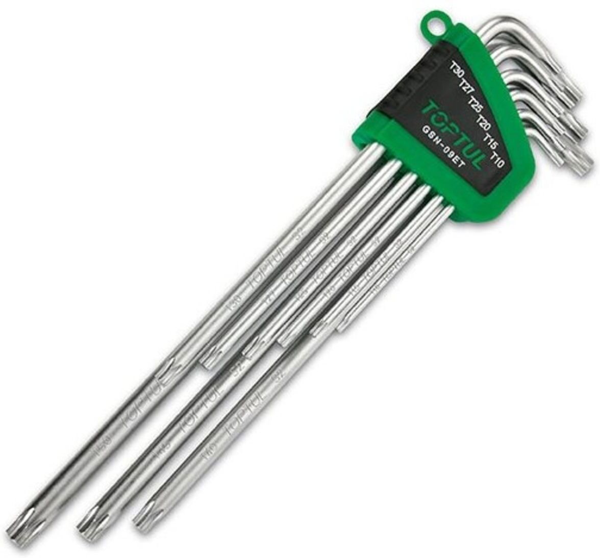 Juego de llaves hexagonales TORX TOPTUL GSN-09ET