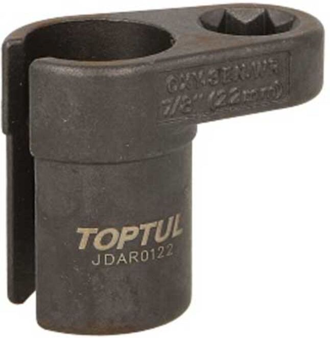 Herramientas para tubos de escape TOPTUL 7/8 " 22 mm, Longitud 50mm