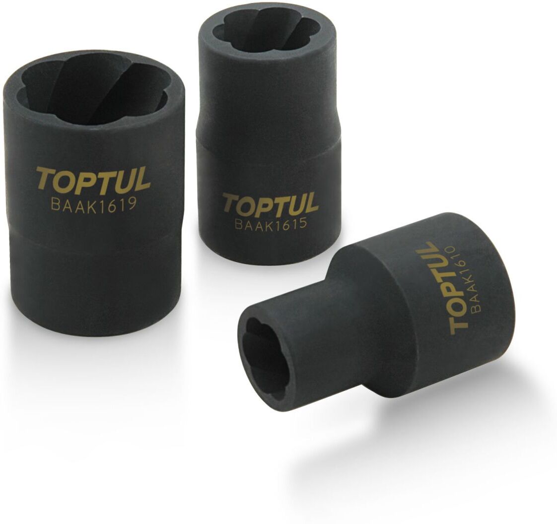 Gorra especializada TOPTUL 1/2 " 10 mm para tornillos/tuercas dañados