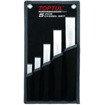 Juego de cinceles TOPTUL 5 Pieza, flach Juego de cinceles TOPTUL 5 Pieza, flach