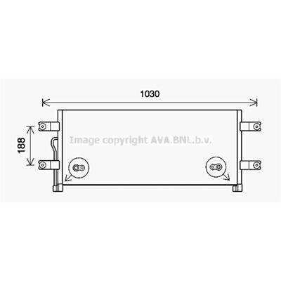 Highway Automotive ME5293 Condensador de aluminio para aire acondicionado - Radiador, condensor, 11 8 Highway Automotive ME5293 Condensador de aluminio para aire acondicionado - Radiador, condensor, 11 8