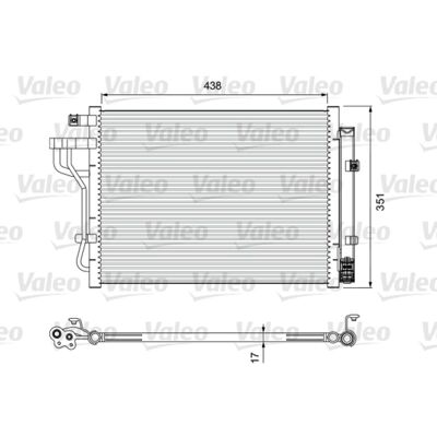 VALEO 814399 Condensador de Aire Acondicionado VALEO 814399 Condensador de Aire Acondicionado