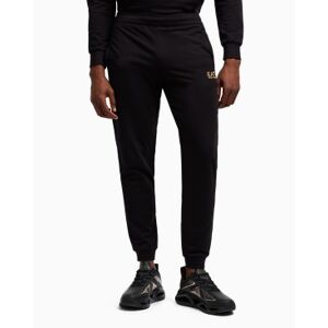 EA7 - Slim Jersey Joggers - Negro/Dorado - Hombre - XS EA7 - Slim Jersey Joggers - Negro/Dorado - Hombre - XS