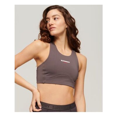Superdry Sujetador Deportivo de Poliéster Reciclado para Mujer - Deportes, Multideporte, Gris, XL Superdry Sujetador Deportivo de Poliéster Reciclado para Mujer - Deportes, Multideporte, Gris, XL