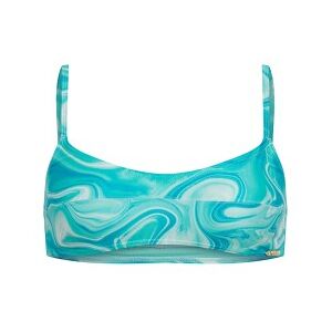 Superdry para mujer. W3010392A Top de bikini estampado tipo bralette azul (XL), Beachwear, Poliéster Reciclado, Sostenible, Superdry outlet Superdry para mujer. W3010392A Top de bikini estampado tipo bralette azul (XL), Beachwear, Poliéster Reciclado, Sostenible, Superdry outlet