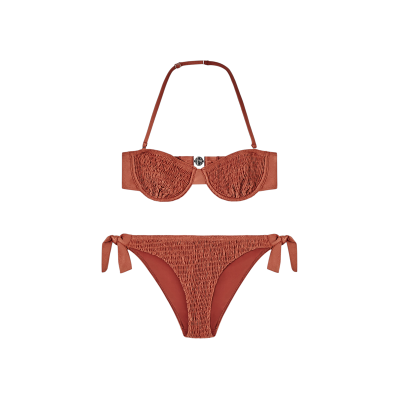 para mujer. EW003283_AF23750 Bikini Smoking marrón (M), Beachwear, Poliéster, Emporio Armani outlet 2026. para mujer. EW003283_AF23750 Bikini Smoking marrón (M), Beachwear, Poliéster, Emporio Armani outlet 2026.