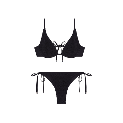 para mujer. EW003284_AF23750 Bikini Smoking Stitch negro (XS), Beachwear, Poliamida, Emporio Armani outlet 2026. para mujer. EW003284_AF23750 Bikini Smoking Stitch negro (XS), Beachwear, Poliamida, Emporio Armani outlet 2026.