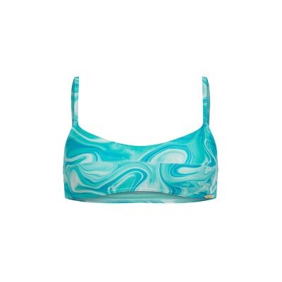 Superdry para mujer. W3010392A Top de bikini estampado tipo bralette azul (XL), Beachwear, Poliéster Reciclado, Sostenible, Superdry outlet Superdry para mujer. W3010392A Top de bikini estampado tipo bralette azul (XL), Beachwear, Poliéster Reciclado, Sostenible, Superdry outlet