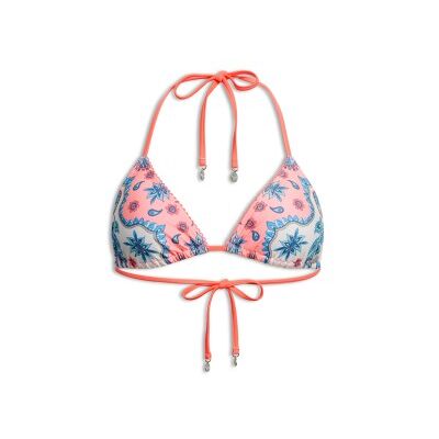 Superdry para mujer. W3010397A Top de bikini triangular de tirantes rosa (S), Beachwear, Poliéster Reciclado, Sostenible, Superdry outlet 20 Superdry para mujer. W3010397A Top de bikini triangular de tirantes rosa (S), Beachwear, Poliéster Reciclado, Sostenible, Superdry outlet 20