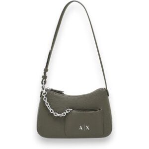 A X Armani Exchange para mujer. XW001571AF15625U7043 Bolso de hombro con cadena verde (OSFA), Casual, Poliéster, A X Armani Exchange outlet A X Armani Exchange para mujer. XW001571AF15625U7043 Bolso de hombro con cadena verde (OSFA), Casual, Poliéster, A X Armani Exchange outlet