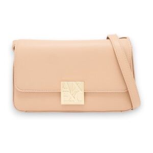 A X Armani Exchange para mujer. XW002171AF19895U6149 Bolso bandolera texturizado con cierre de solapa y logotipo beige (OSFA), Casual, Polié A X Armani Exchange para mujer. XW002171AF19895U6149 Bolso bandolera texturizado con cierre de solapa y logotipo beige (OSFA), Casual, Polié
