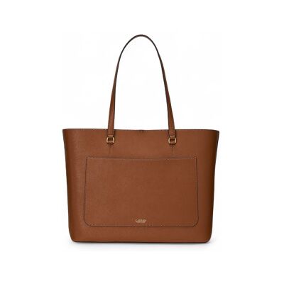 Lauren Ralph Lauren para mujer. 431911655002 Bolso tote Karly de piel cruzada marrón (OSFA), Casual, Lauren Ralph Lauren outlet 2026. Lauren Ralph Lauren para mujer. 431911655002 Bolso tote Karly de piel cruzada marrón (OSFA), Casual, Lauren Ralph Lauren outlet 2026.