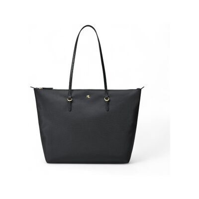 Lauren Ralph Lauren para mujer. 431950007002 Bolso tote Keaton grande de nailon negro (OSFA), Casual, Nylon, Lauren Ralph Lauren outlet 2026 Lauren Ralph Lauren para mujer. 431950007002 Bolso tote Keaton grande de nailon negro (OSFA), Casual, Nylon, Lauren Ralph Lauren outlet 2026