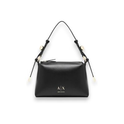 A X Armani Exchange para mujer. XW002990AF26452UC001 Bolso con apliques metálicos y correa ajustable negro (OSFA), Casual, Poliéster, A X Ar A X Armani Exchange para mujer. XW002990AF26452UC001 Bolso con apliques metálicos y correa ajustable negro (OSFA), Casual, Poliéster, A X Ar