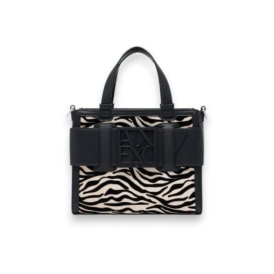 A X Armani Exchange para mujer. XW000392AF26445MC149 Bolso Estampado negro (OSFA), Casual, Animal print, Poliéster, A X Armani Exchange outl A X Armani Exchange para mujer. XW000392AF26445MC149 Bolso Estampado negro (OSFA), Casual, Animal print, Poliéster, A X Armani Exchange outl
