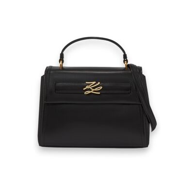 Karl Lagerfeld para mujer. B1W30291 Bolso de mano pequeño Autograph negro (OSFA), Casual, Clásico, Piel, Karl Lagerfeld outlet 2026. Karl Lagerfeld para mujer. B1W30291 Bolso de mano pequeño Autograph negro (OSFA), Casual, Clásico, Piel, Karl Lagerfeld outlet 2026.