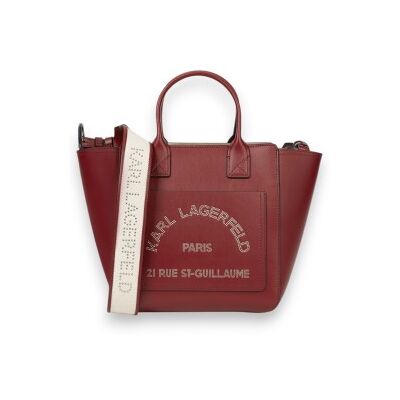Karl Lagerfeld para mujer. B3W30093 Bolso tote pequeño Daily con bolsillo granate (OSFA), Casual, Piel, Karl Lagerfeld outlet 2026. Karl Lagerfeld para mujer. B3W30093 Bolso tote pequeño Daily con bolsillo granate (OSFA), Casual, Piel, Karl Lagerfeld outlet 2026.