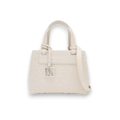 A X Armani Exchange para mujer. XW001576AF15774U6208 Bolso con letras en relieve beige (OSFA), Casual, Poliéster, A X Armani Exchange outlet A X Armani Exchange para mujer. XW001576AF15774U6208 Bolso con letras en relieve beige (OSFA), Casual, Poliéster, A X Armani Exchange outlet