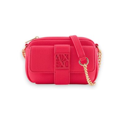 A X Armani Exchange para mujer. XW000324AF11902U5051 Mini bolso de hombro con logo rosa (OSFA), Casual, Poliéster, A X Armani Exchange outle A X Armani Exchange para mujer. XW000324AF11902U5051 Mini bolso de hombro con logo rosa (OSFA), Casual, Poliéster, A X Armani Exchange outle